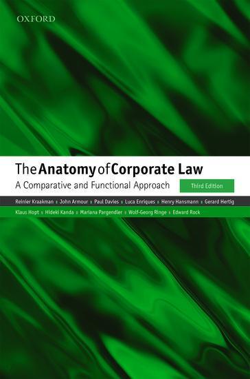 Cover: 9780198724315 | The Anatomy of Corporate Law | A Comparative and Functional Approach