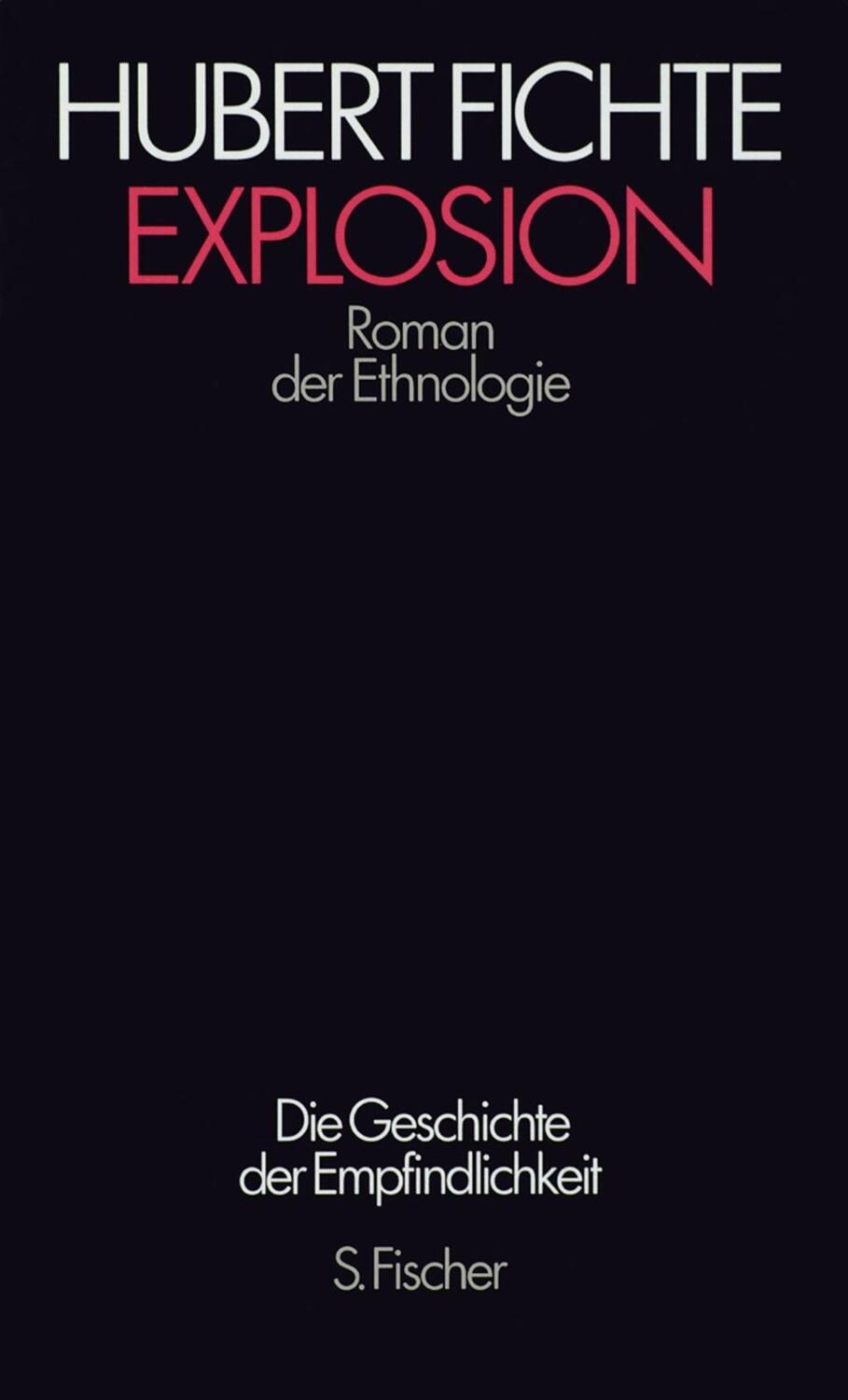 Cover: 9783100207272 | Explosion | Hubert Fichte | Buch | 854 S. | Deutsch | 1993
