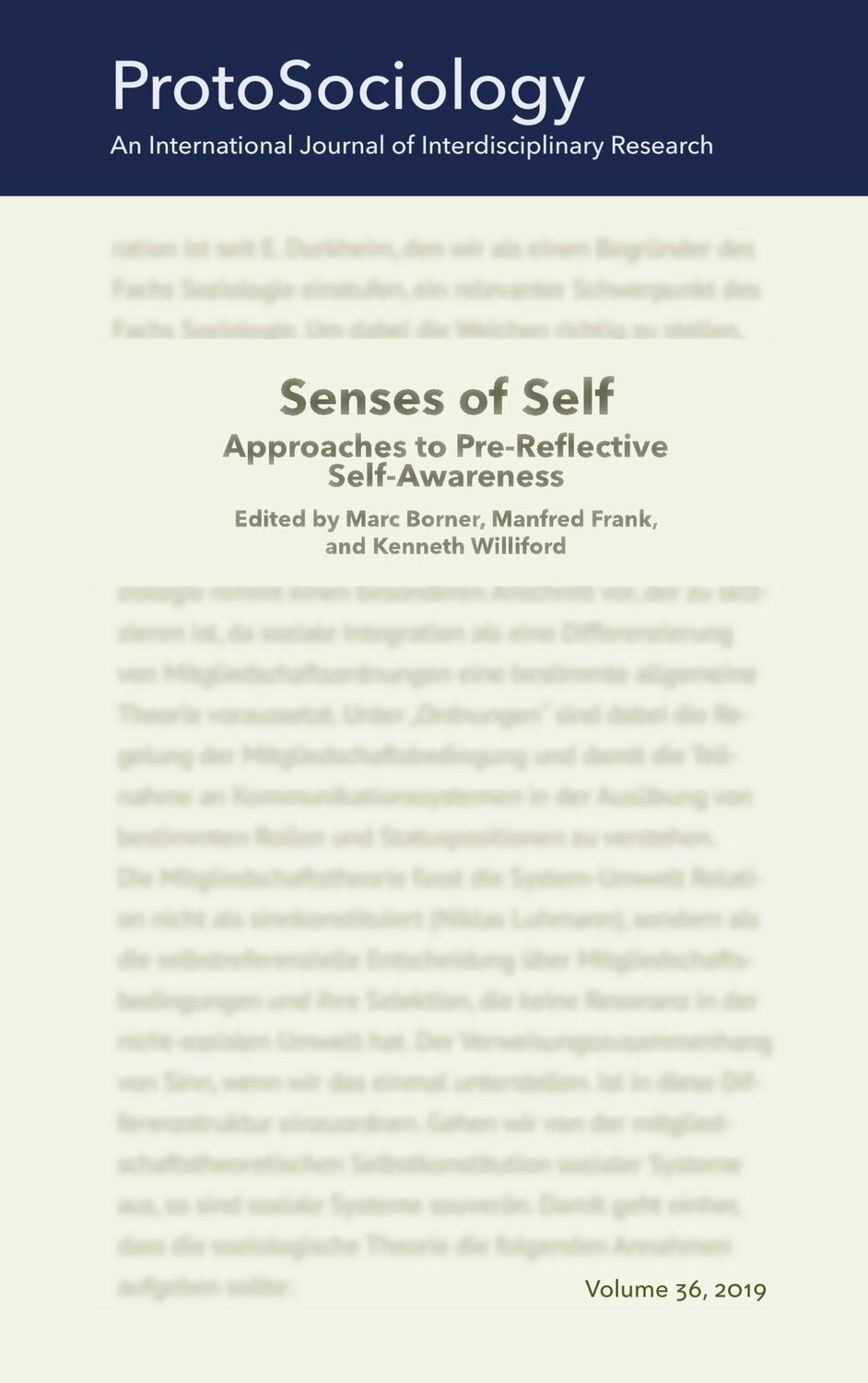 Cover: 9783749486786 | Senses of Self: Approaches to Pre-Reflective Self-Awareness | Buch