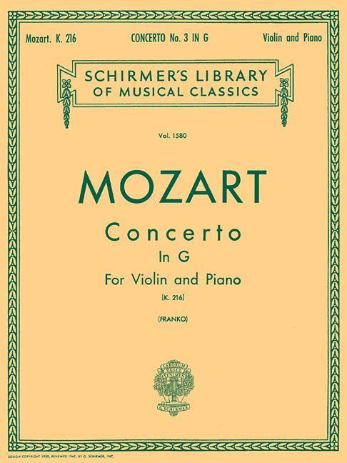 Cover: 9780793525881 | Concerto No. 3 in G, K.216 | S. Franko | Taschenbuch | Buch | Englisch