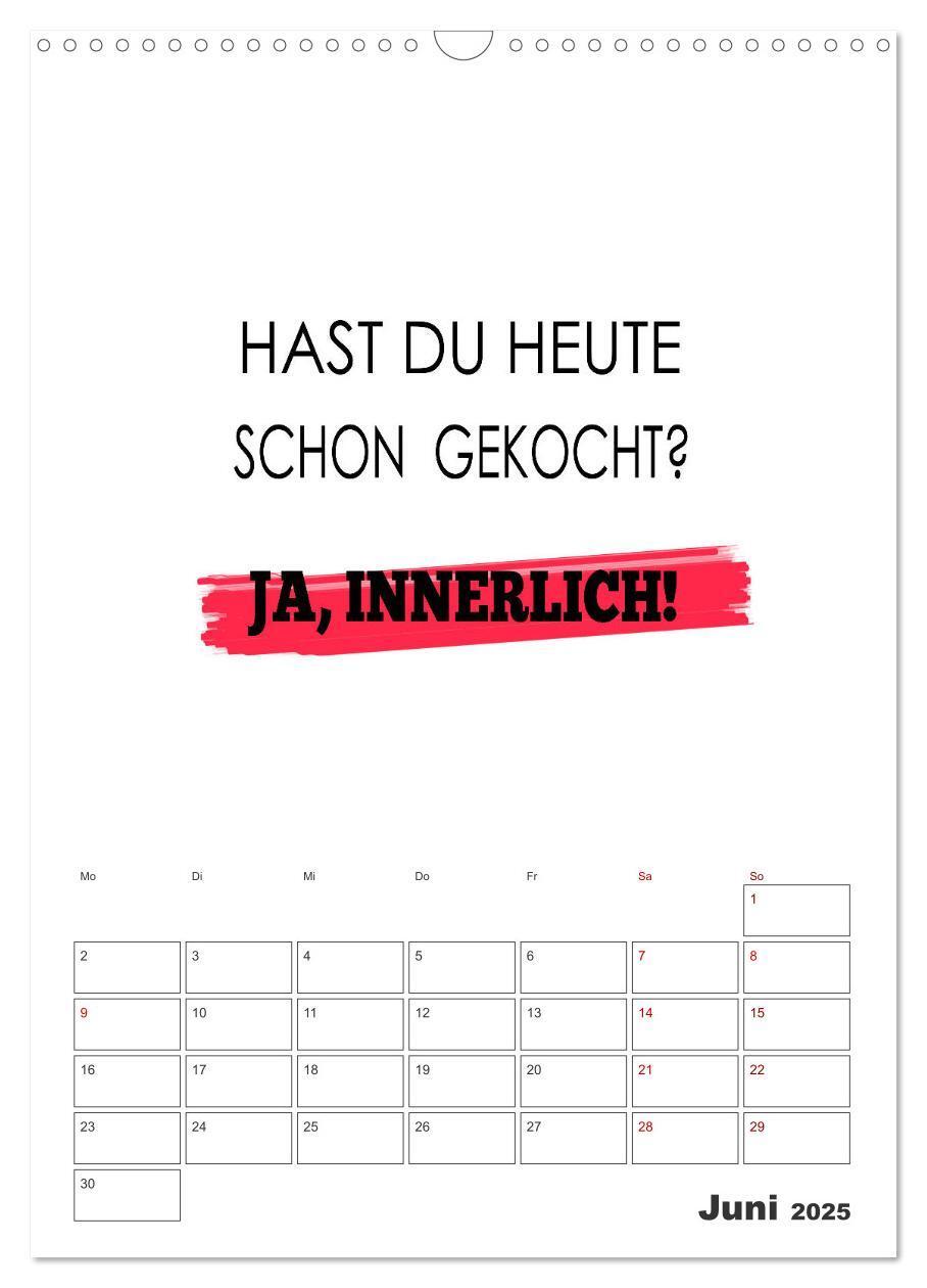 Bild: 9783435858361 | Sprüche für die Küche. Mit Jahresplaner (Wandkalender 2025 DIN A3...