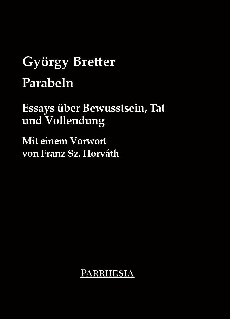 Cover: 9783987315039 | Parabeln | Bretter György | Taschenbuch | edition schatten | 168 S.