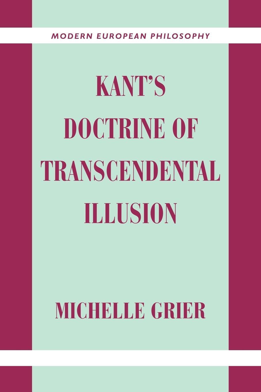 Cover: 9780521039727 | Kant's Doctrine of Transcendental Illusion | Michelle Grier | Buch