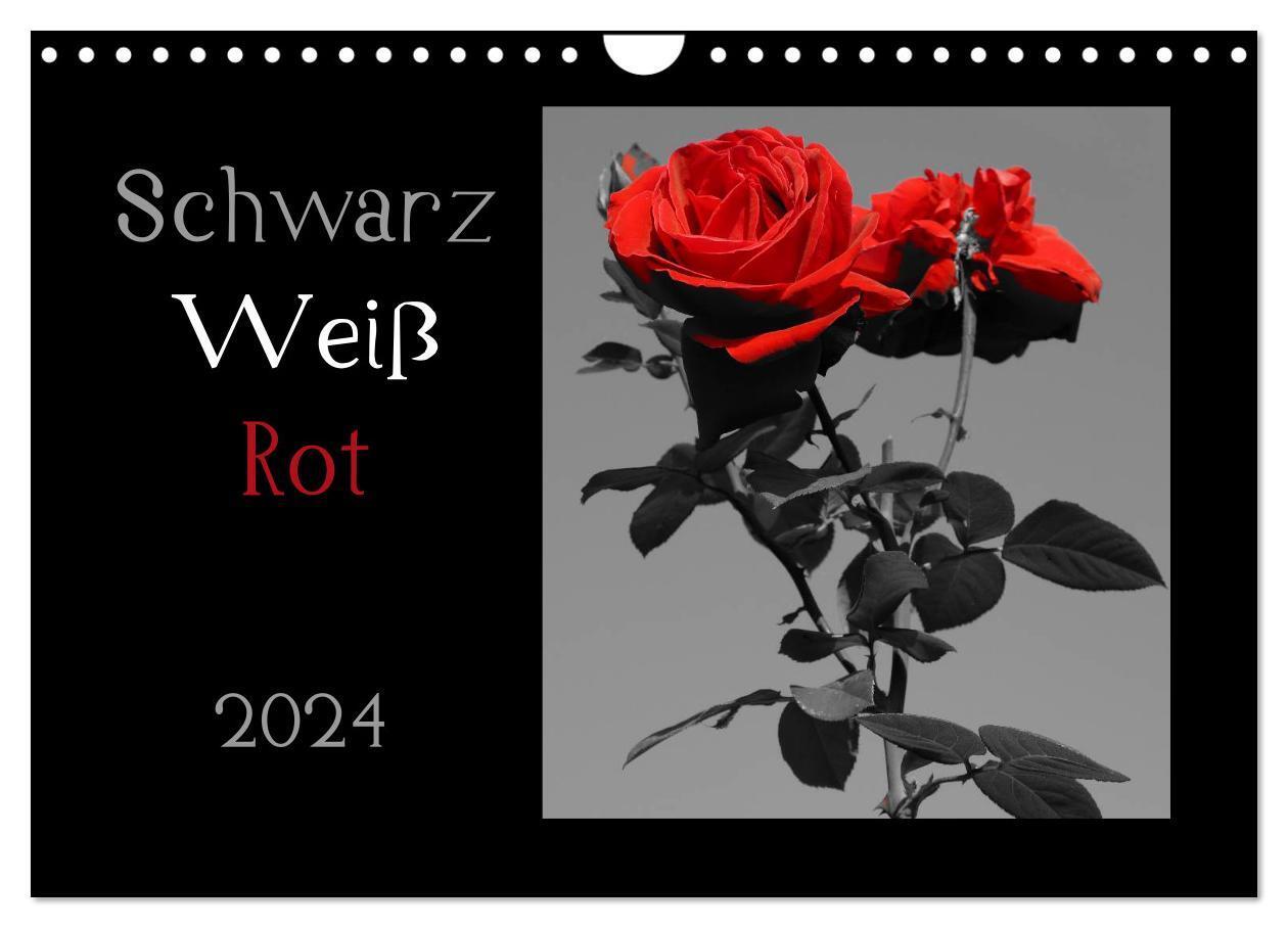 Cover: 9783383628986 | Schwarz-Weiß-Rot (Wandkalender 2024 DIN A4 quer), CALVENDO...