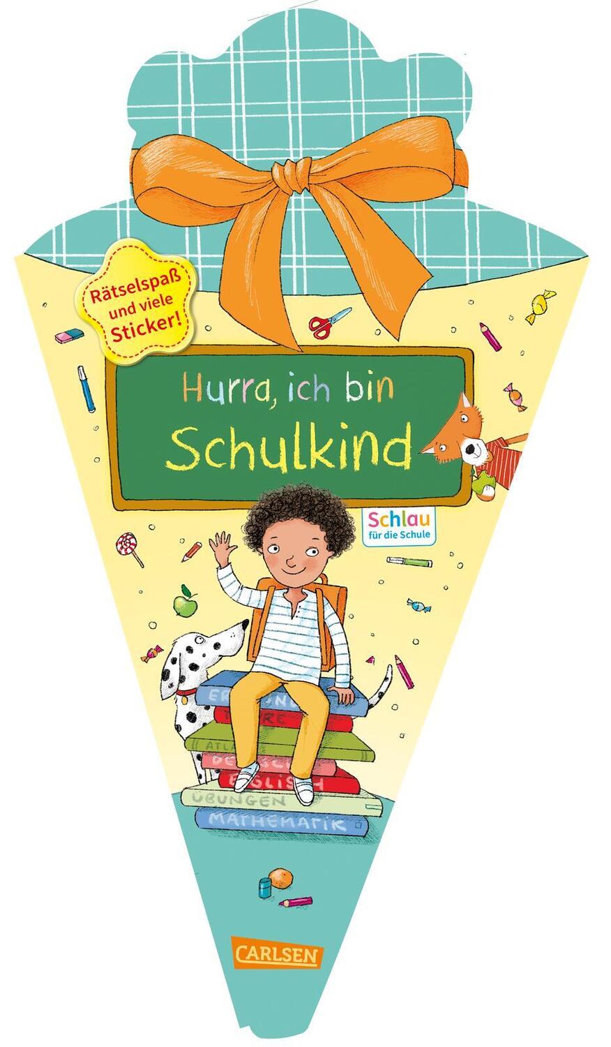 Cover: 9783551191700 | Schlau für die Schule: Hurra, ich bin Schulkind (Schultüte mint/gelb)