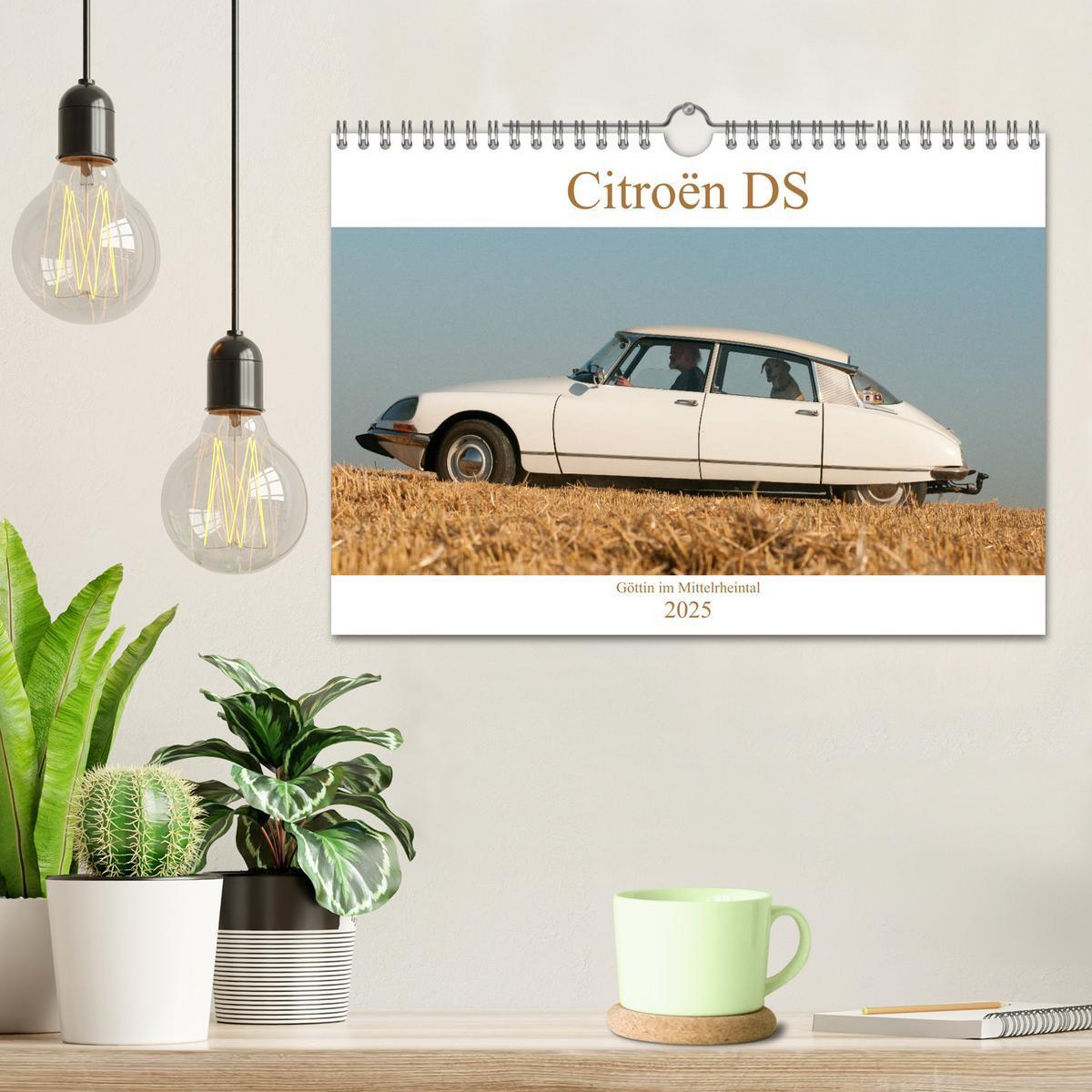 Bild: 9783435193615 | Citroën DS Göttin im Mittelrheintal (Wandkalender 2025 DIN A4...