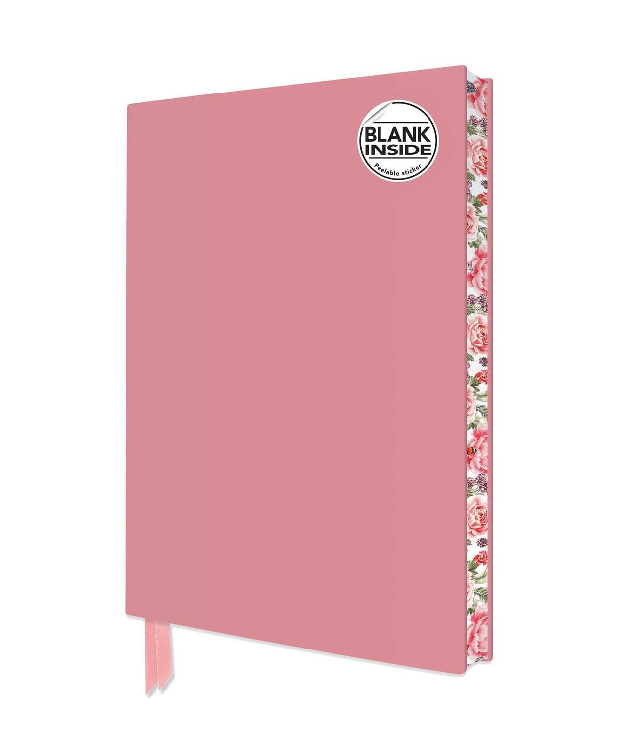 Cover: 9781804172827 | Baby Pink Blank Artisan Notebook (Flame Tree Journals) | Taschenbuch