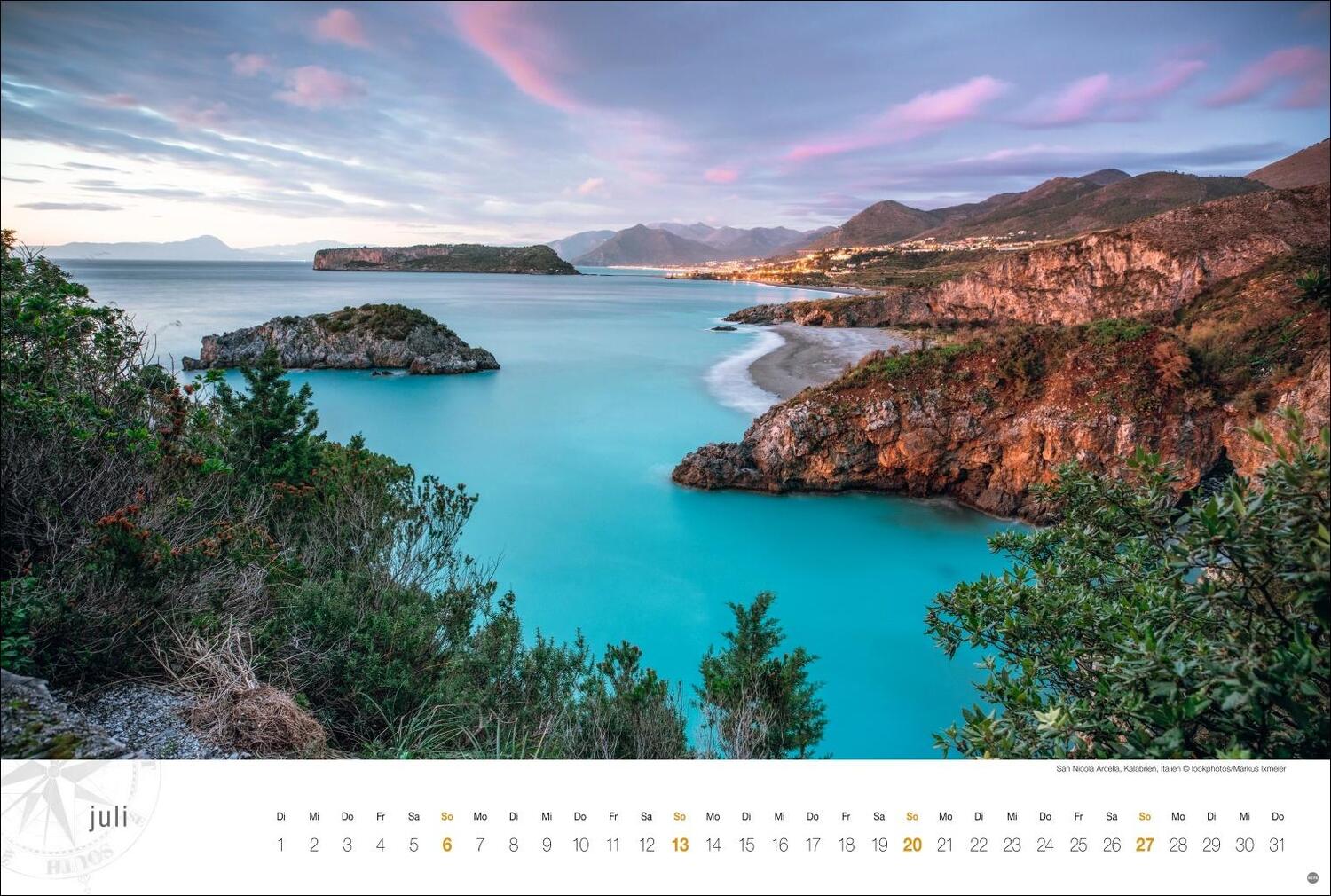 Bild: 9783756404872 | Italien Globetrotter Kalender 2025 - Von sonnigen Küsten und...