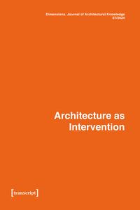 Cover: 9783837668650 | Dimensions. Journal of Architectural Knowledge | Ciesla (u. a.) | Buch