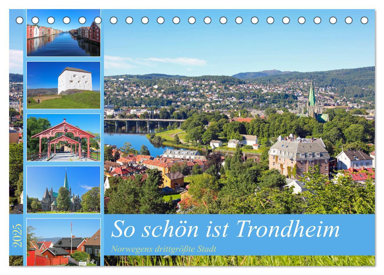 Cover: 9783383939129 | So schön ist Trondheim (Tischkalender 2025 DIN A5 quer), CALVENDO...