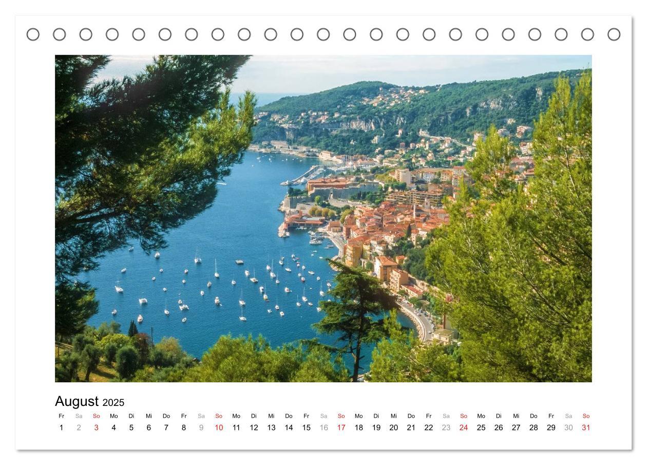 Bild: 9783435668519 | Cote d'Azur - Im Licht der blauen Küste (Tischkalender 2025 DIN A5...