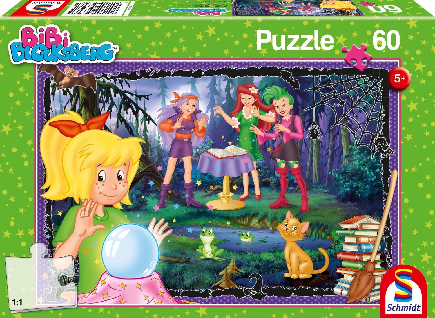 Cover: 4001504563981 | Voll verhext. Puzzle 60 Teile | Kinderpuzzle Bibi Blocksberg | Spiel