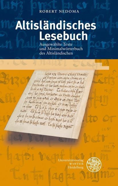 Altisländisches Lesebuch - Nedoma, Robert