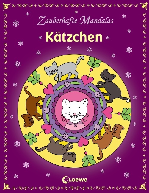 Cover: 9783785570593 | Zauberhafte Mandalas - Kätzchen; . | Loewe Kreativ | Taschenbuch