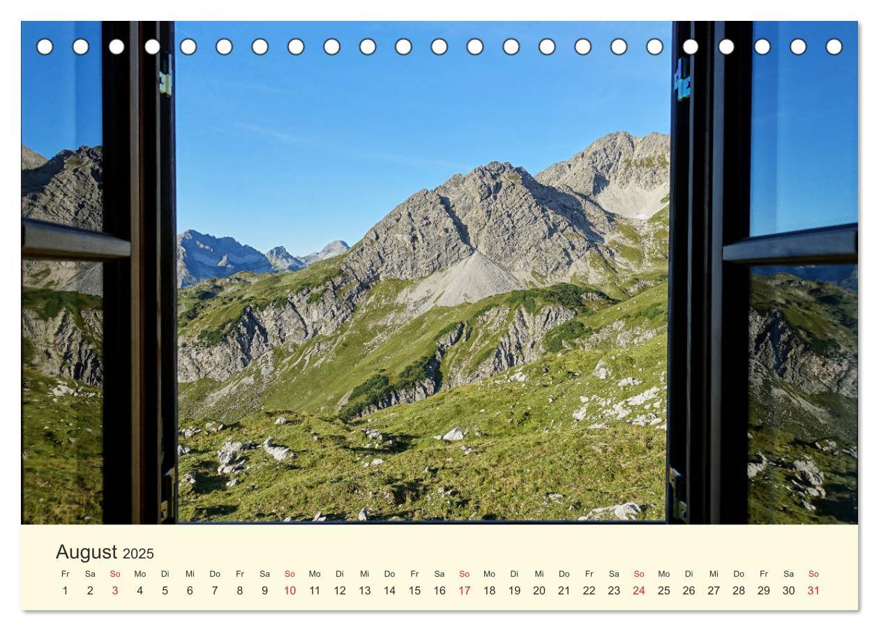 Bild: 9783435191116 | Wanderglück im Allgäu (Tischkalender 2025 DIN A5 quer), CALVENDO...