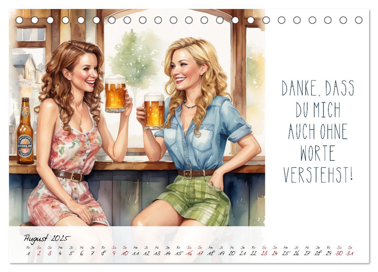 Bild: 9783383775635 | Beste Freundinnen (Tischkalender 2025 DIN A5 quer), CALVENDO...