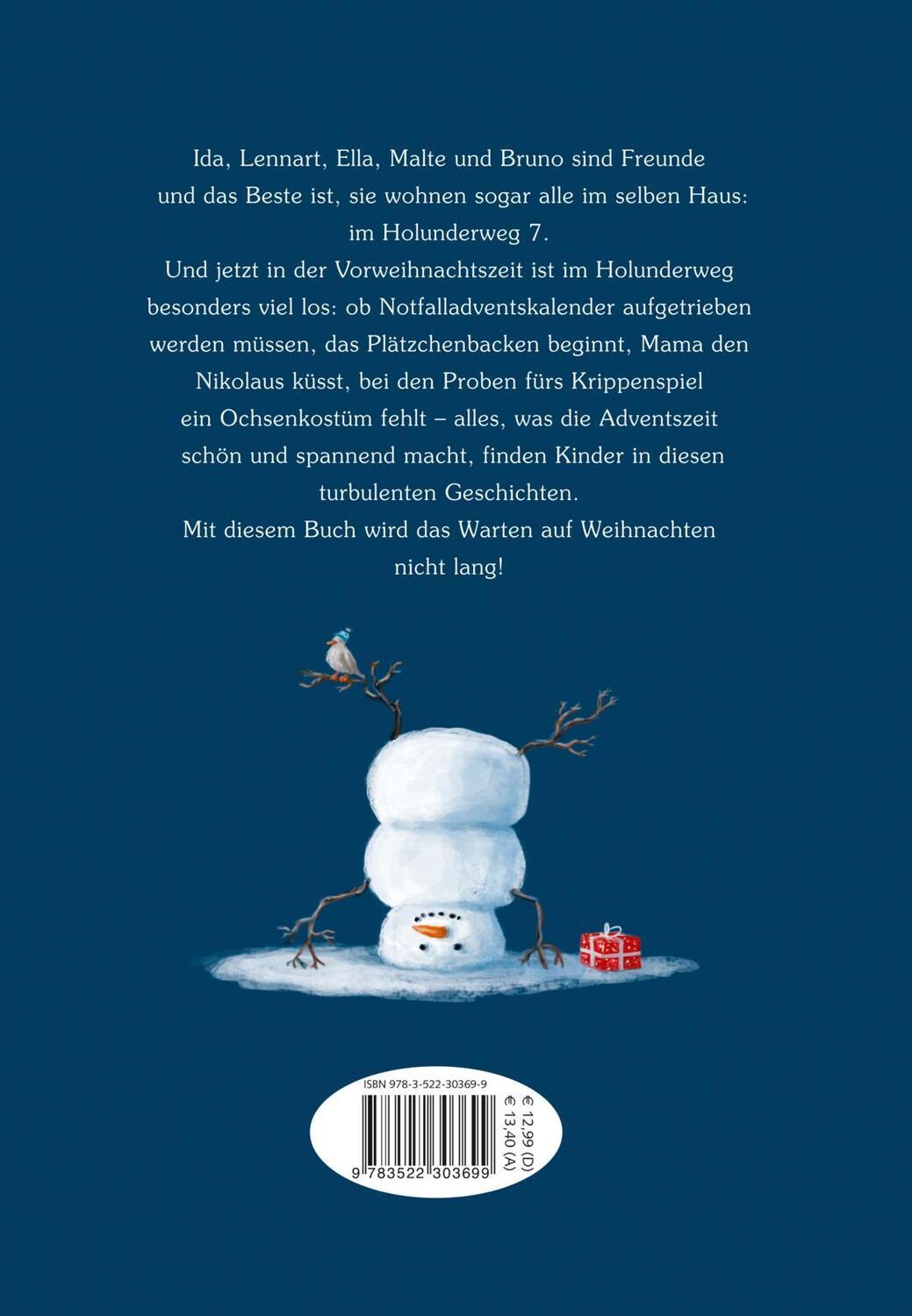 Rückseite: 9783522303699 | Weihnachten im Holunderweg, 24 Geschichten bis zum Weihnachtsfest