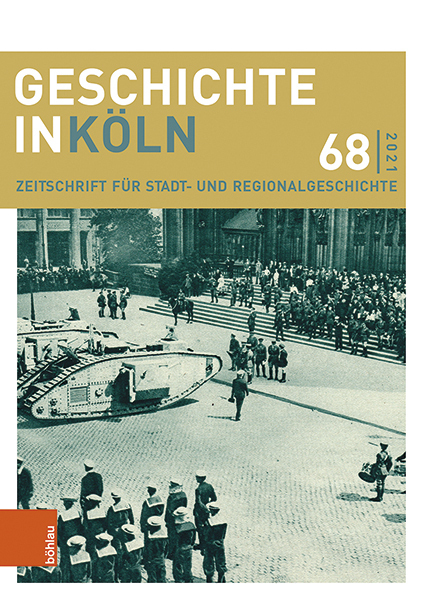 Cover: 9783412524388 | Geschichte in Köln 68 (2021) | Christian Hillen (u. a.) | Taschenbuch