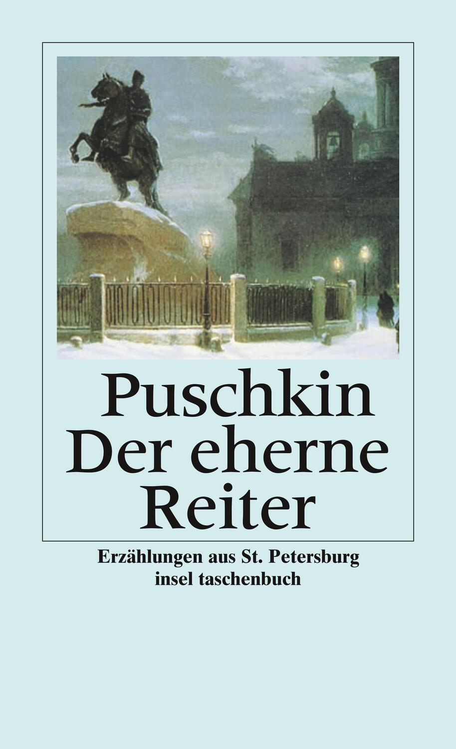 Cover: 9783458345725 | Der eherne Reiter | Petersburger Erzählungen | Alexander S. Puschkin