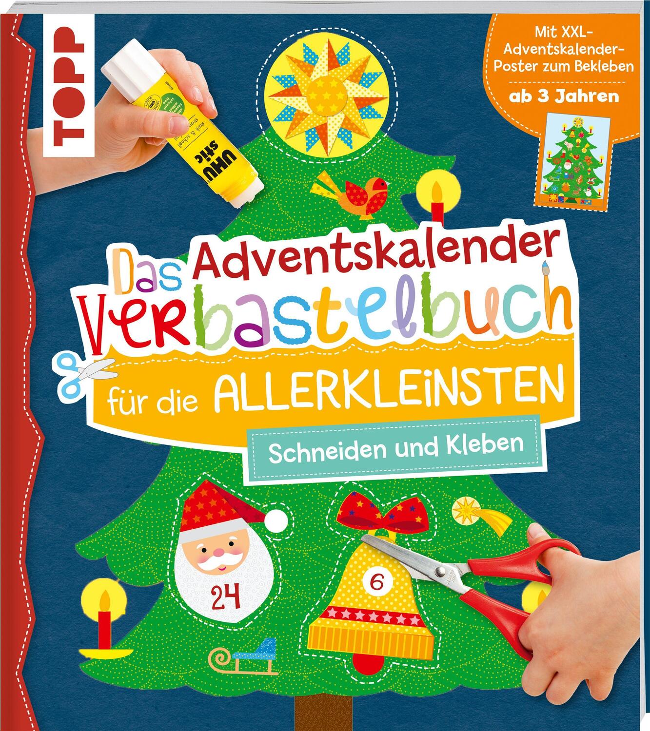 Cover: 9783772444692 | Das Adventskalender-Verbastelbuch für die Allerkleinsten. Schneiden...