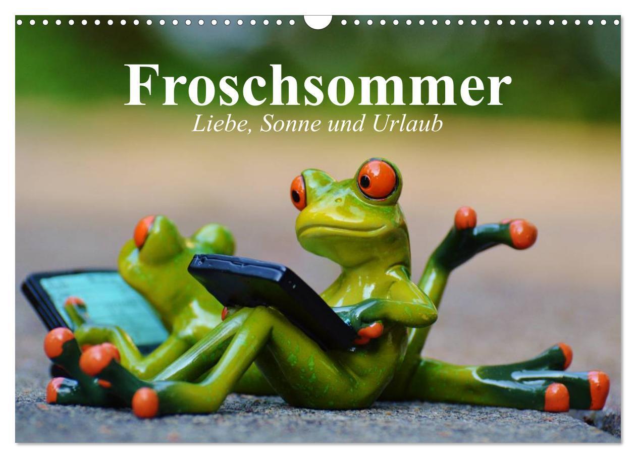 Cover: 9783383361968 | Froschsommer. Liebe, Sonne und Urlaub (Wandkalender 2024 DIN A3...
