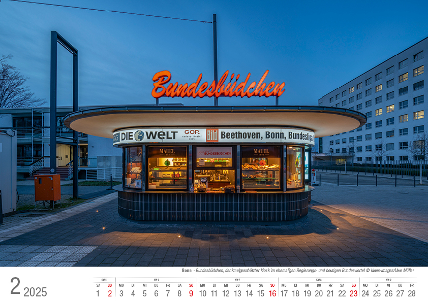 Bild: 9783965352131 | Bonn 2025 Bildkalender A4 quer, spiralgebunden | Holger Klaes | 2025