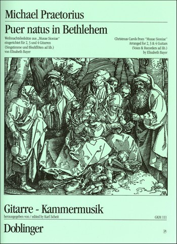 Cover: 9790012150909 | Puer natus in Bethlehem Weihnachtsliedsätze aus Musae sioniae für...