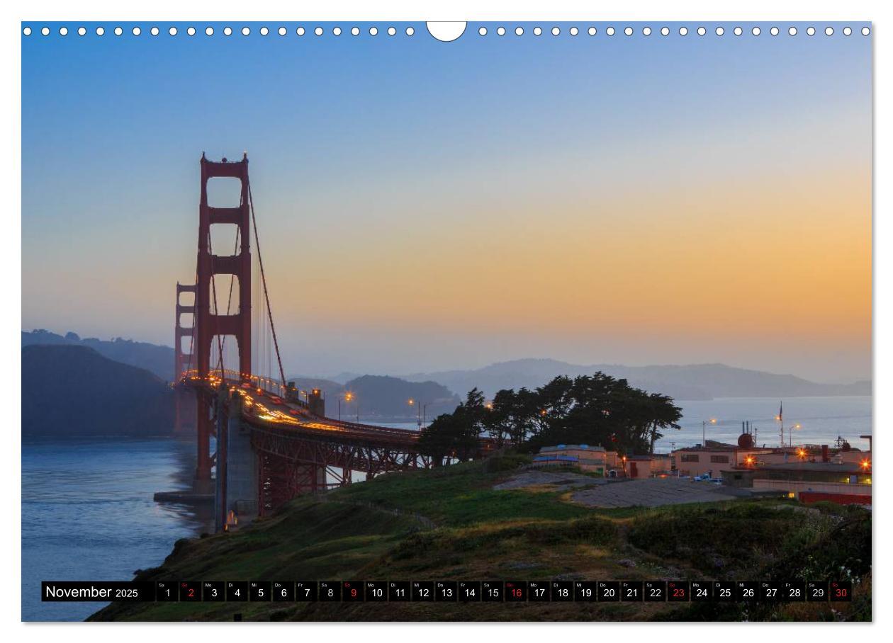 Bild: 9783435742103 | Golden Gate Bridge (Wandkalender 2025 DIN A3 quer), CALVENDO...