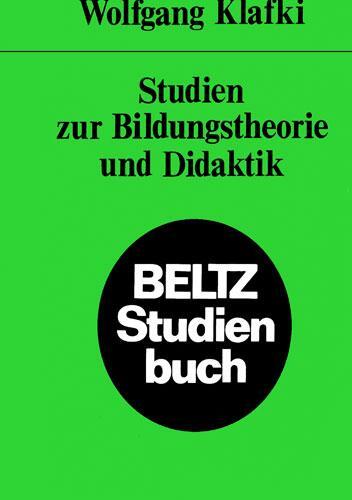 Cover: 9783407180926 | Studien zur Bildungstheorie | Wolfgang Klafki | Taschenbuch | Deutsch