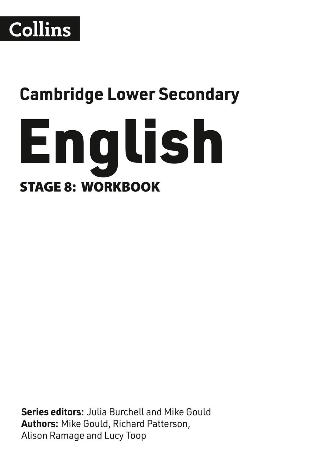 Bild: 9780008364182 | Lower Secondary English Workbook: Stage 8 | Alison Ramage (u. a.)