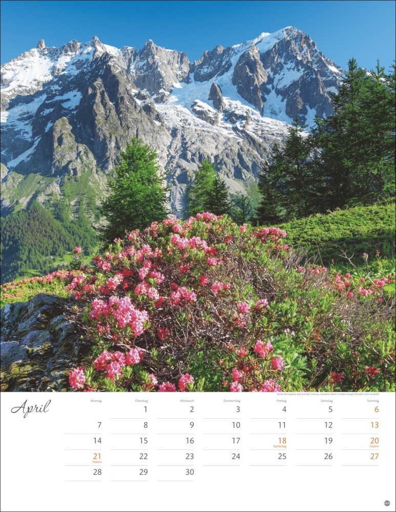 Bild: 9783756405251 | Schönes Alpenland Posterkalender 2025 | Kalender | Spiralbindung