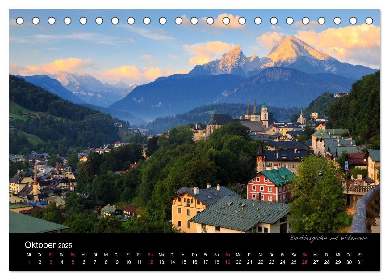 Bild: 9783435786237 | Berchtesgadener Land (Tischkalender 2025 DIN A5 quer), CALVENDO...