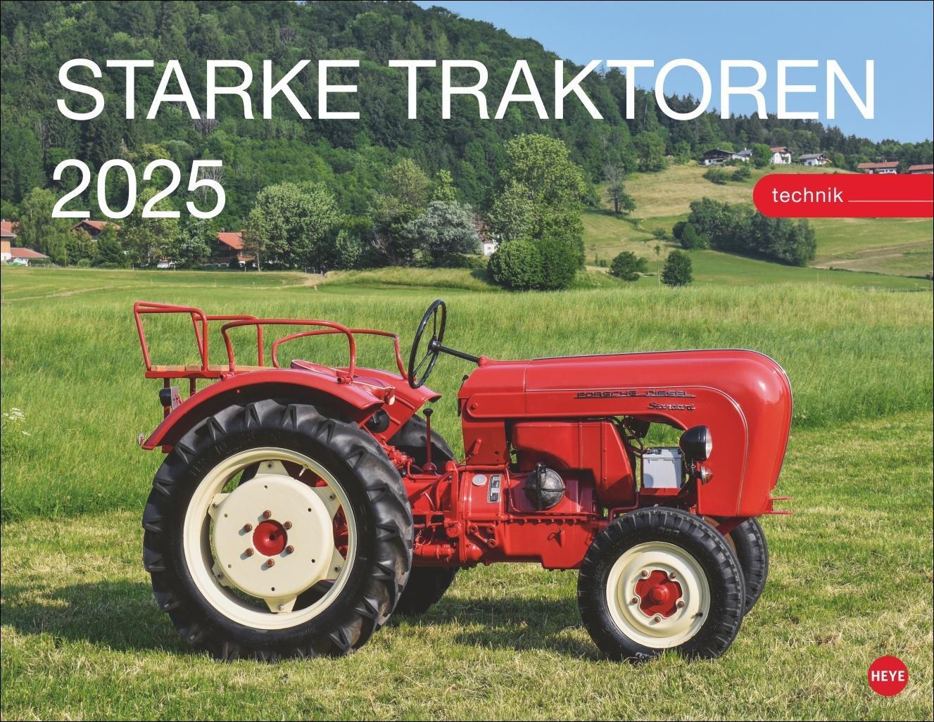 Cover: 9783756405176 | Starke Traktoren Posterkalender 2025 | Heye | Kalender | Spiralbindung