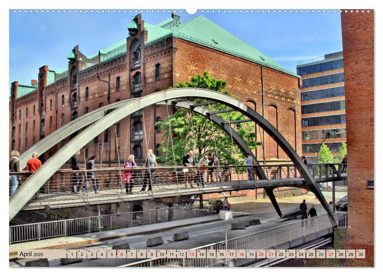 Bild: 9783435303236 | Hamburg - Ein Tag in der Speicherstadt (Wandkalender 2025 DIN A2...