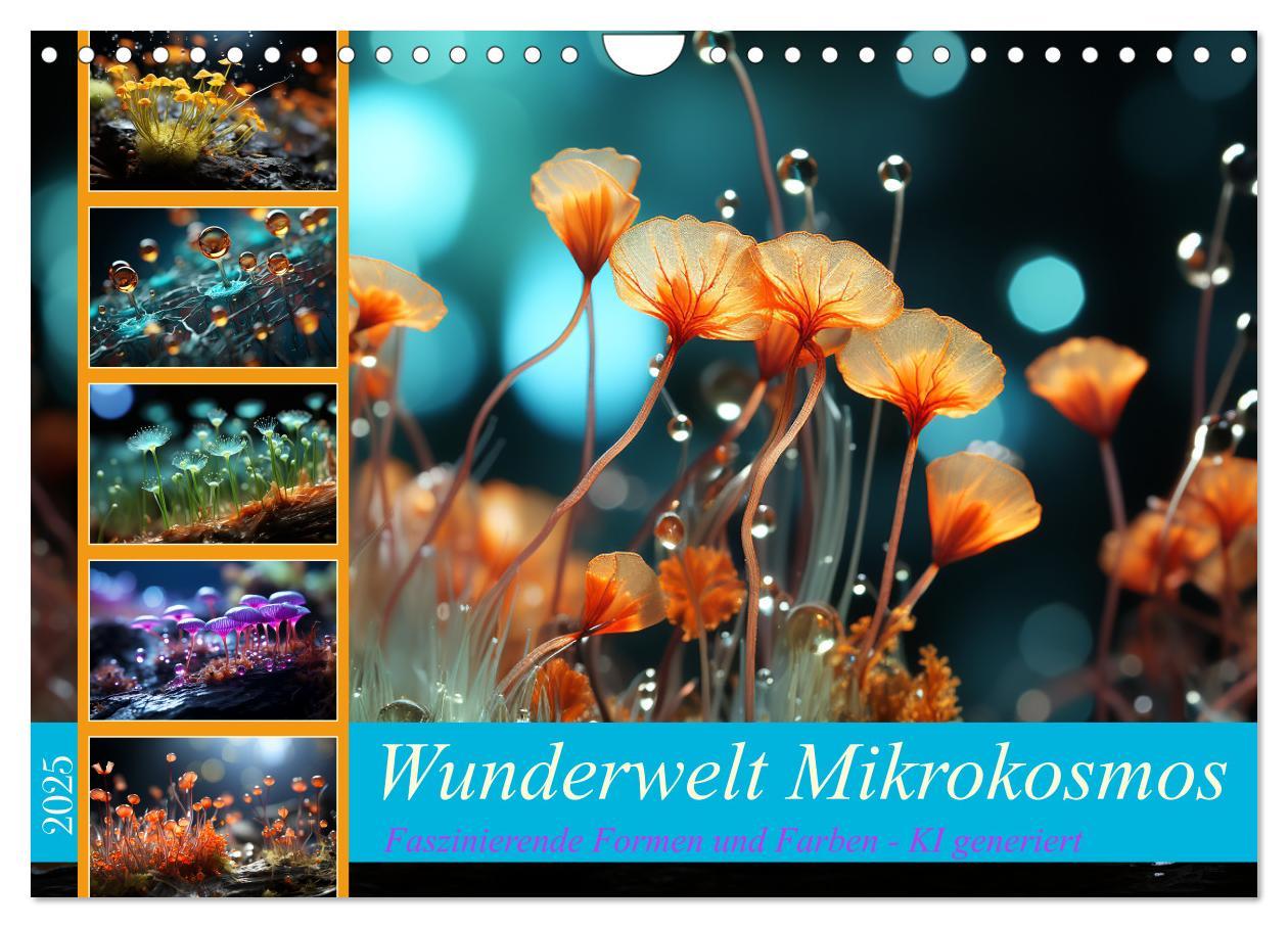 Cover: 9783383848919 | Wunderwelt Mikrokosmos (Wandkalender 2025 DIN A4 quer), CALVENDO...