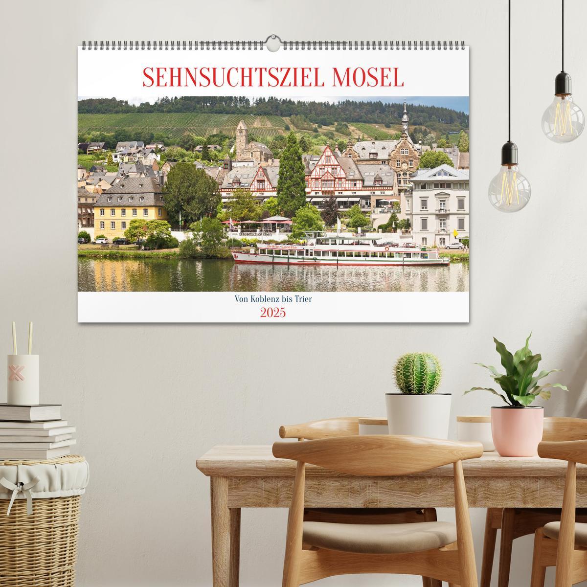 Bild: 9783383946677 | Sehnsuchtsziel Mosel (Wandkalender 2025 DIN A2 quer), CALVENDO...