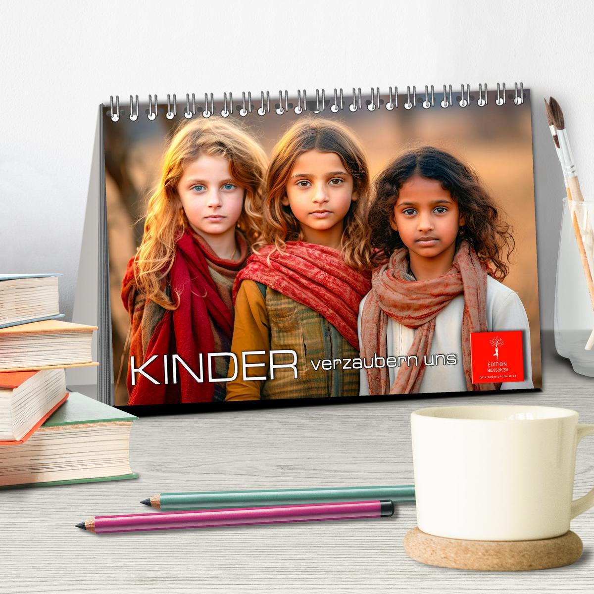 Bild: 9783383850271 | Kinder verzaubern uns (Tischkalender 2025 DIN A5 quer), CALVENDO...