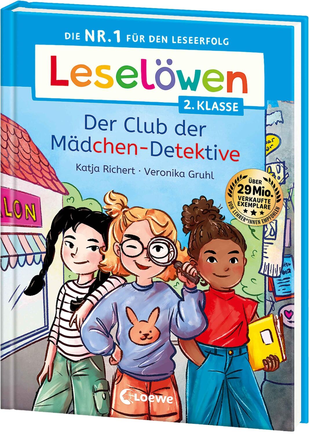 Cover: 9783743217317 | Leselöwen 2. Klasse - Der Club der Mädchen-Detektive | Katja Richert