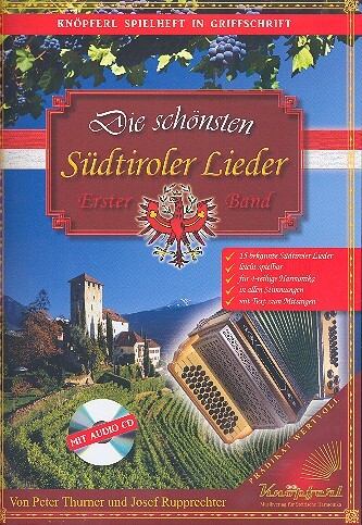 Cover: 9990051897203 | Die schönsten Südtiroler Lieder Band 1 (+CD) für Steirische...