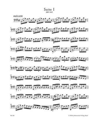 Bild: 9790006401390 | Sechs Suiten für Violoncello solo BWV 1007-1012 | Bach | Taschenbuch