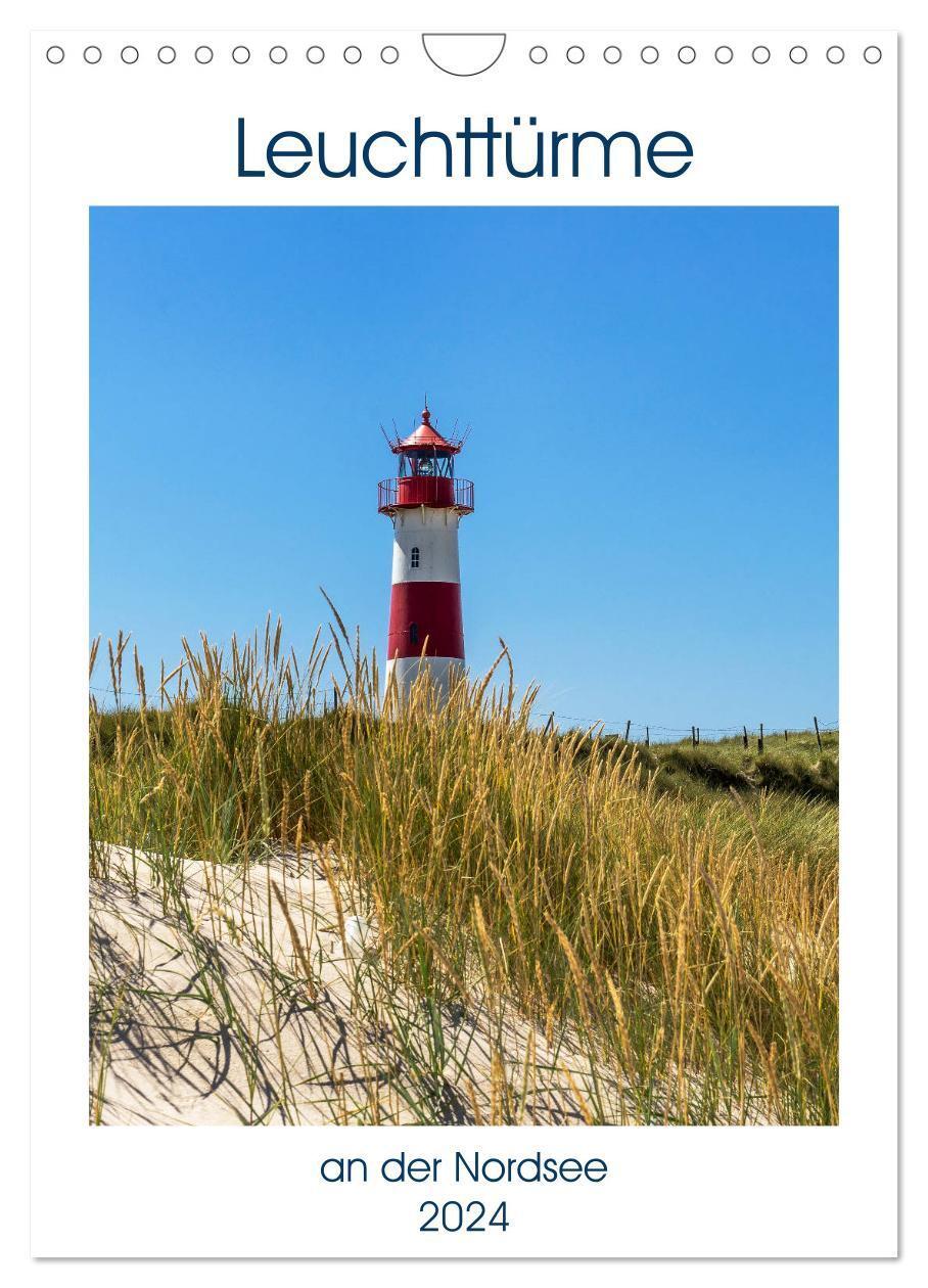 Cover: 9783383174636 | Leuchttürme an der Nordsee (Wandkalender 2024 DIN A4 hoch),...