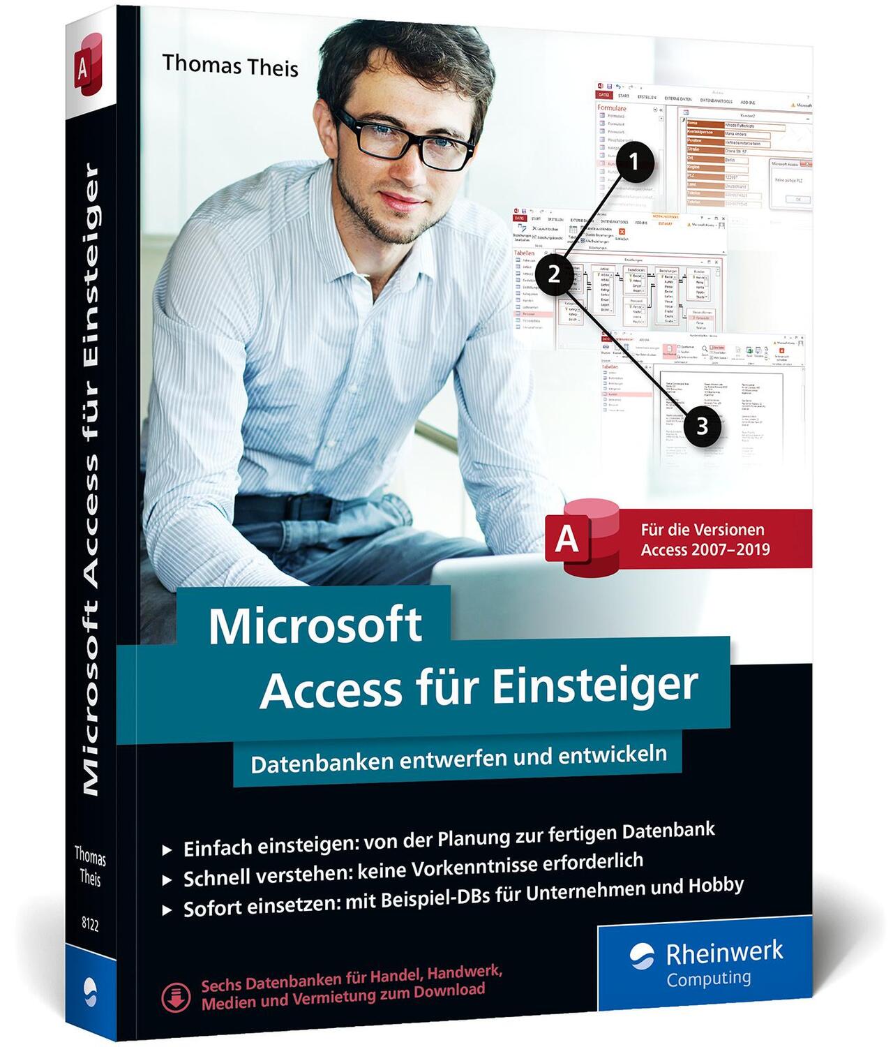 Cover: 9783836281225 | Microsoft Access für Einsteiger | Thomas Theis | Taschenbuch | 438 S.