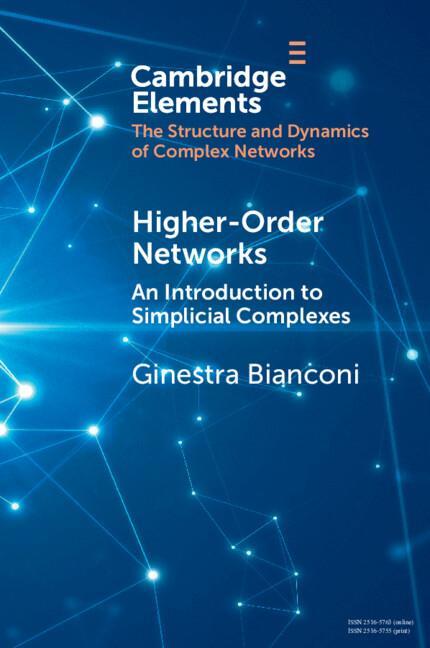 Cover: 9781108726733 | Higher-Order Networks | Ginestra Bianconi | Taschenbuch | Paperback