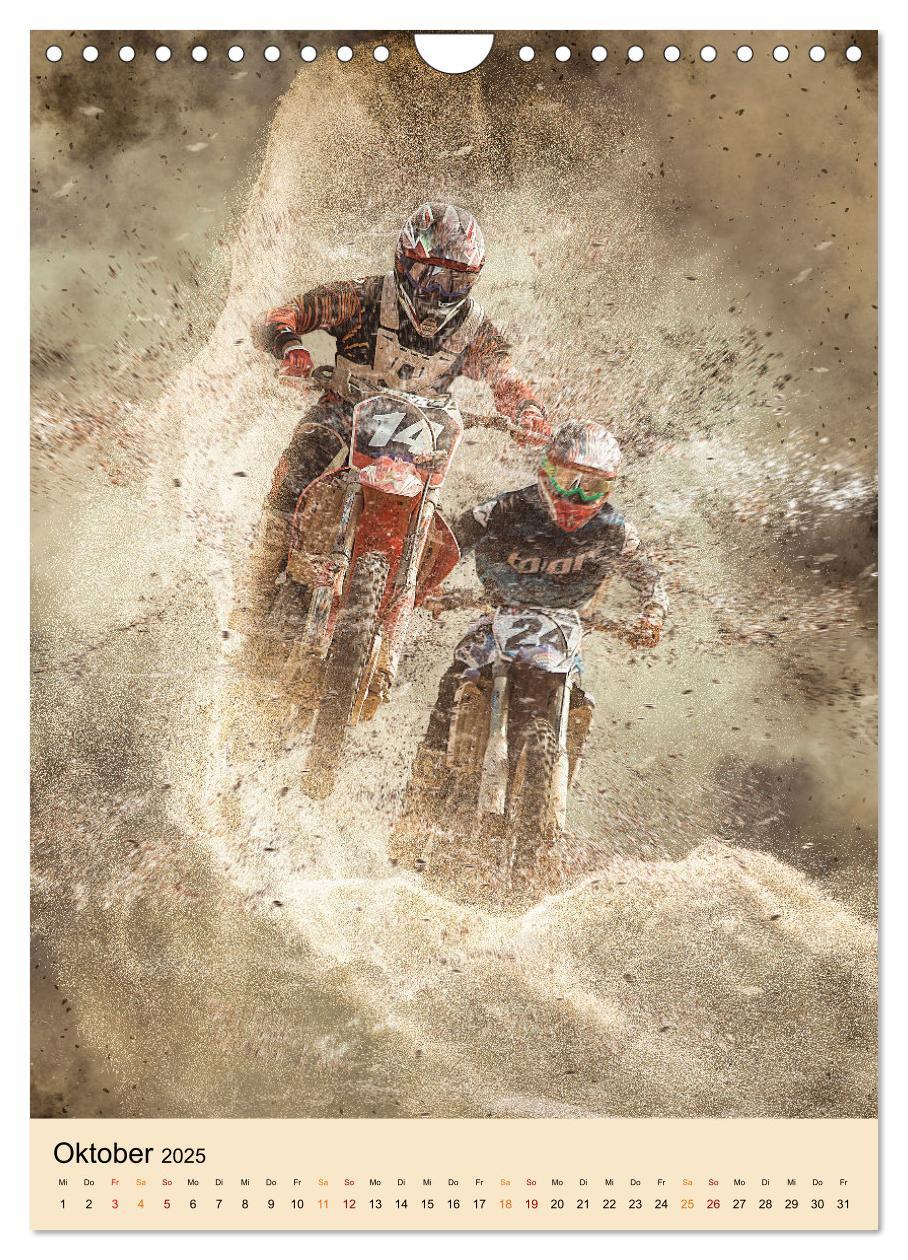 Bild: 9783435891276 | Motocross - Sport der Extreme (Wandkalender 2025 DIN A4 hoch),...