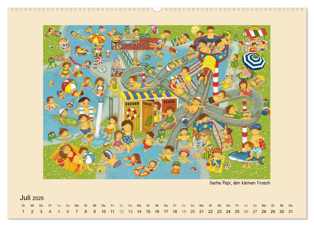 Bild: 9783435834839 | Wimmelbilder (Wandkalender 2025 DIN A2 quer), CALVENDO Monatskalender