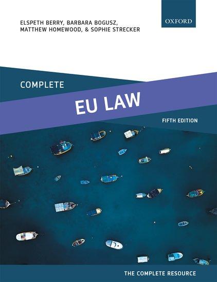 Cover: 9780192846419 | Complete EU Law | Text, Cases, and Materials | Elspeth Berry (u. a.)