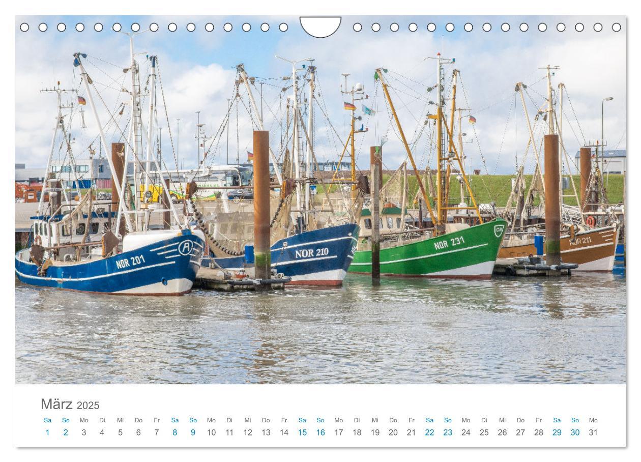 Bild: 9783435071913 | Moin Norden-Norddeich (Wandkalender 2025 DIN A4 quer), CALVENDO...