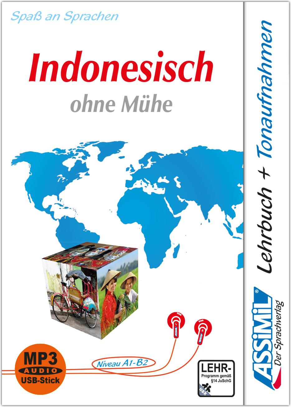 Cover: 9783896252838 | ASSiMiL Indonesisch ohne Mühe - MP3-Sprachkurs - Niveau A1-B2 | Gmbh