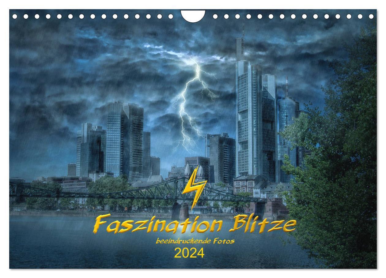 Cover: 9783675535619 | Faszination Blitze beeindruckende Fotos (Wandkalender 2024 DIN A4...
