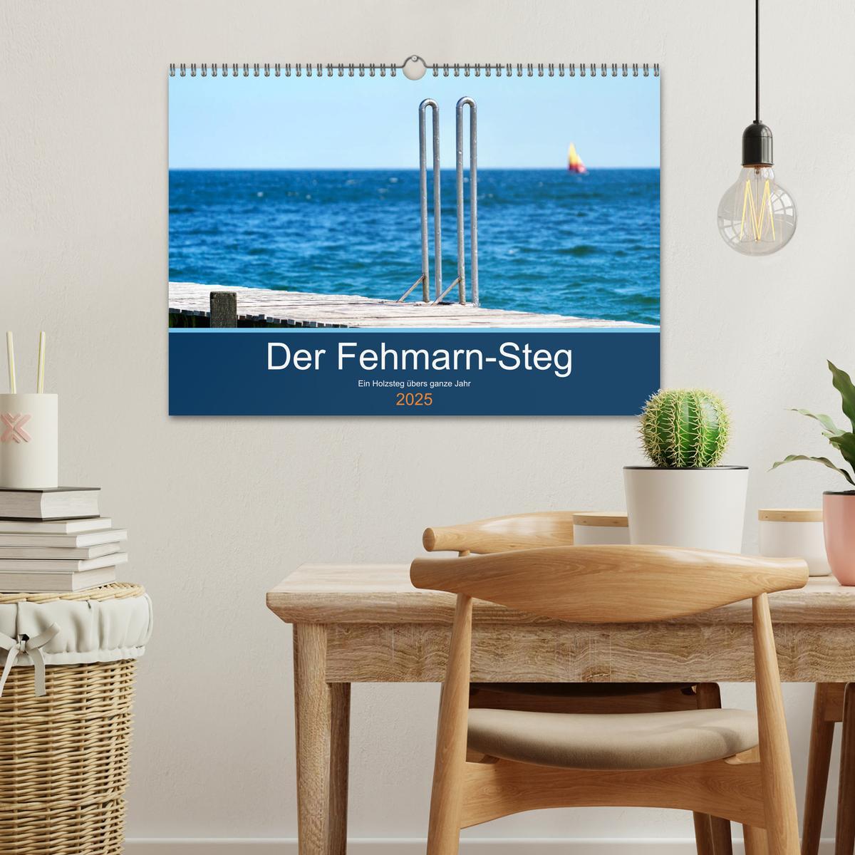 Bild: 9783435113415 | Der Fehmarn-Steg (Wandkalender 2025 DIN A3 quer), CALVENDO...